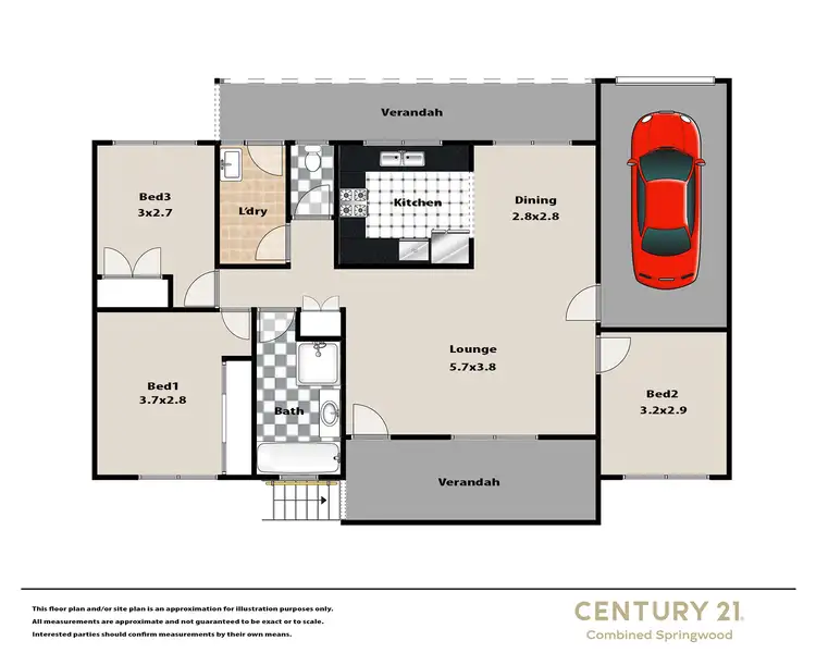 Floorplan of Homely house listing, 18/92-110 Lalor Drive, Springwood NSW 2777