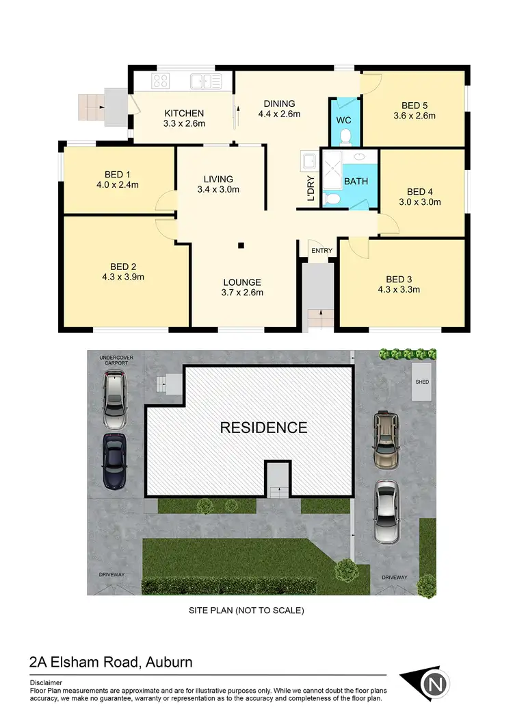 Floorplan of Homely house listing, 2A Elsham Road, Auburn NSW 2144