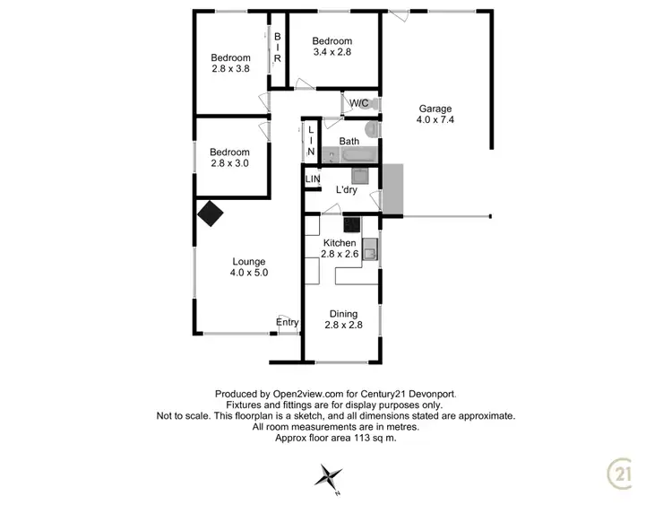 Floorplan of Homely house listing, 20 College Court, Devonport TAS 7310