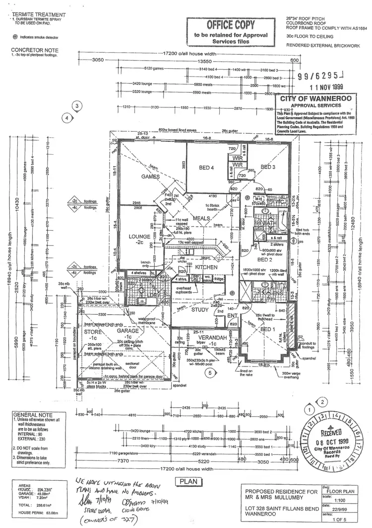 Floorplan of Homely house listing, 15 St Fillans Bend, Wanneroo WA 6065