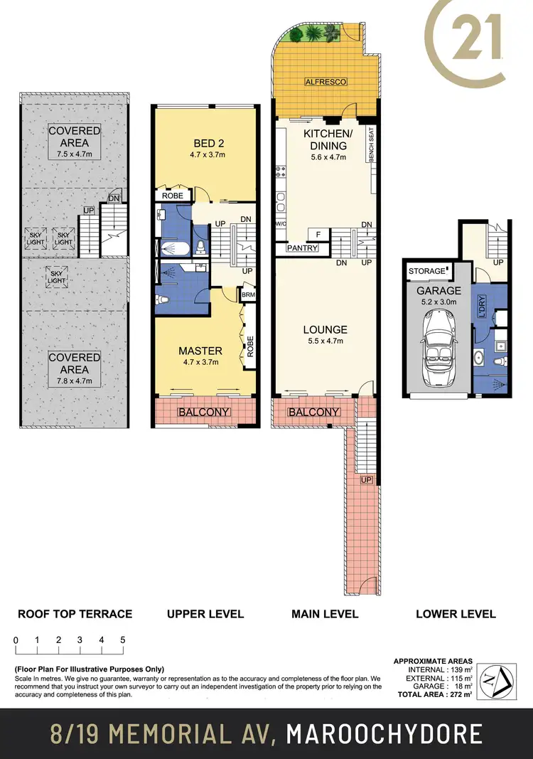 Floorplan of Homely unit listing, 8/19 Memorial Avenue, Maroochydore QLD 4558