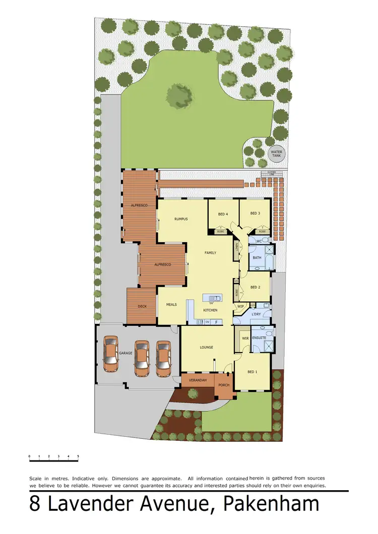Floorplan of Homely house listing, 8 Lavender Avenue, Pakenham VIC 3810