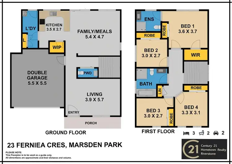 Floorplan of Homely house listing, 23 Fernlea Crescent, Marsden Park NSW 2765