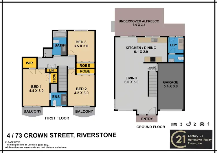 Floorplan of Homely house listing, 4/73 Crown Street, Riverstone NSW 2765