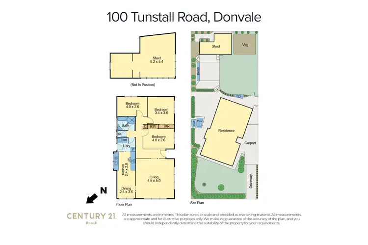 Floorplan of Homely house listing, 100 Tunstall Road, Donvale VIC 3111