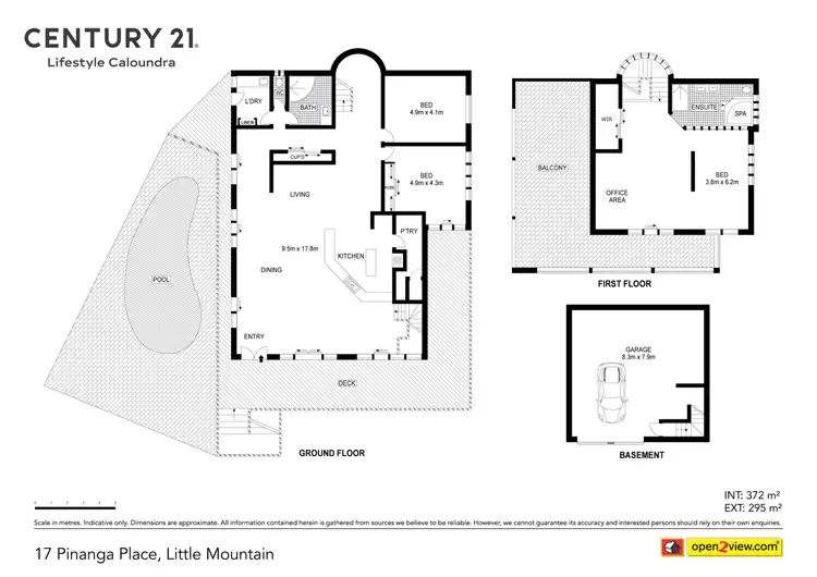 Floorplan of Homely house listing, 17 Pinanga Place, Little Mountain QLD 4551
