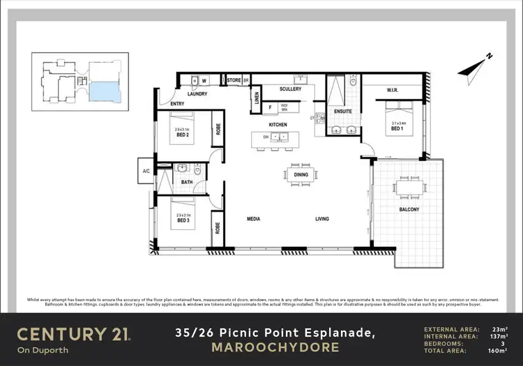 Floorplan of Homely unit listing, 35/26-28 Picnic Point Esplanade, Maroochydore QLD 4558