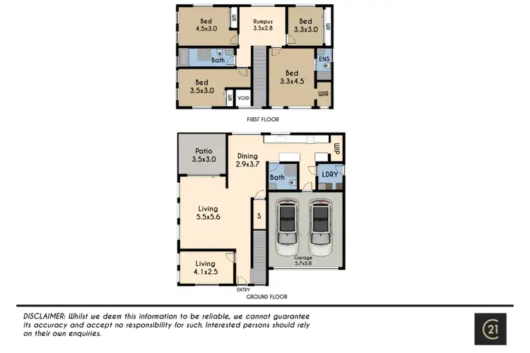 Floorplan of Homely house listing, 1A Murrumbidgee Street, Gregory Hills NSW 2557