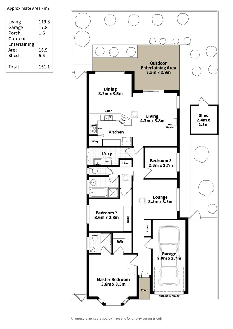 Floorplan of Homely house listing, 52 Marla Crescent, Noarlunga Downs SA 5168