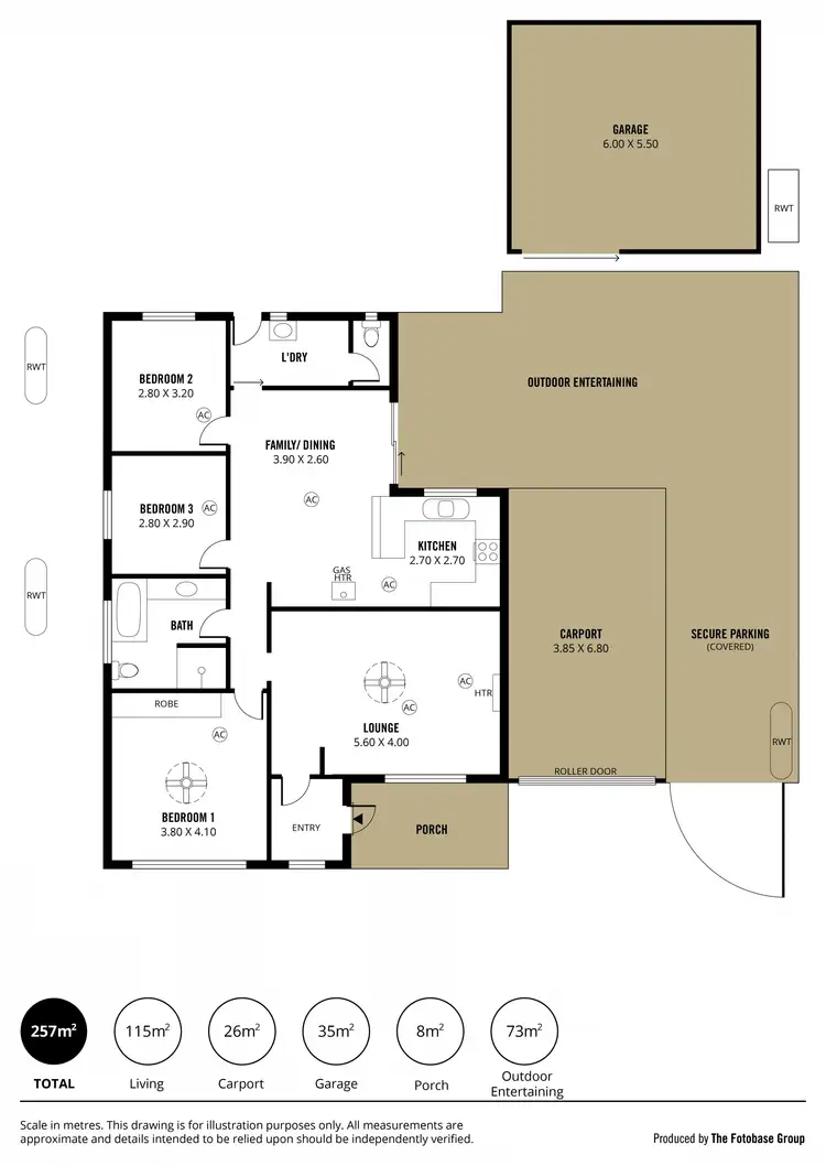 Floorplan of Homely house listing, 17 St Albans Road, Woodcroft SA 5162