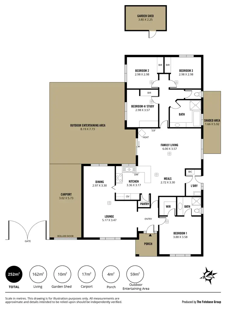Floorplan of Homely house listing, 30 Baudin Street, Woodcroft SA 5162