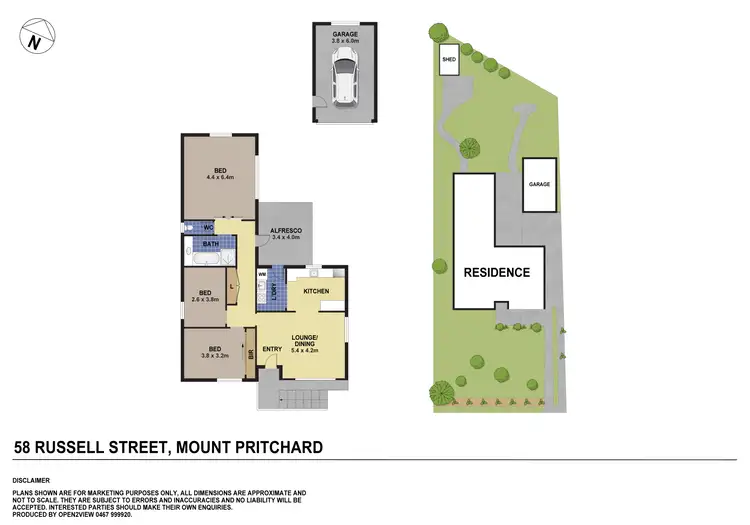Floorplan of Homely house listing, 58 Russell Street, Mount Pritchard NSW 2170