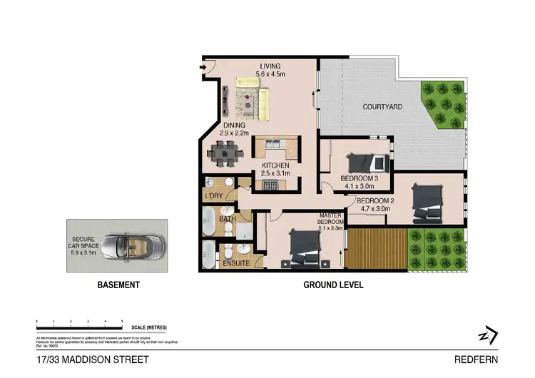 Floorplan of Homely apartment listing, 17/11-33 Maddison Street, Redfern NSW 2016
