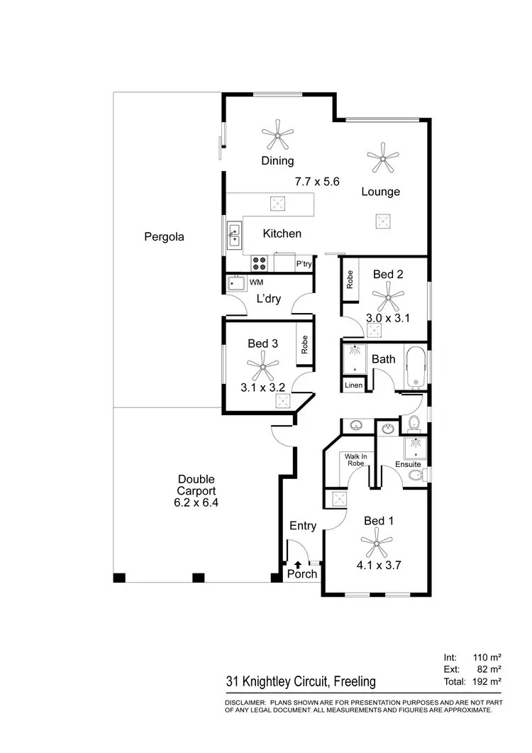 Floorplan of Homely house listing, 31 Knightley Circuit, Freeling SA 5372