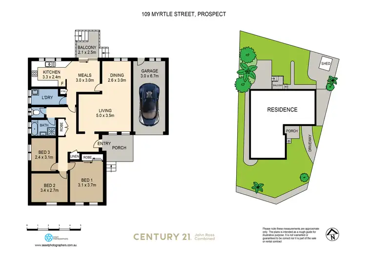 Floorplan of Homely house listing, 109 Myrtle Street, Prospect NSW 2148