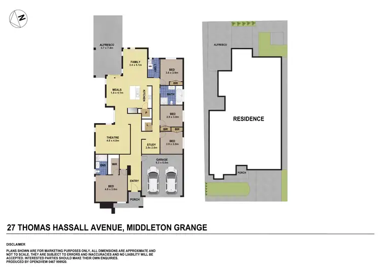 Floorplan of Homely house listing, 27 Thomas Hassall Avenue, Middleton Grange NSW 2171