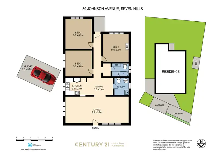 Floorplan of Homely house listing, 89 Johnson Avenue, Seven Hills NSW 2147