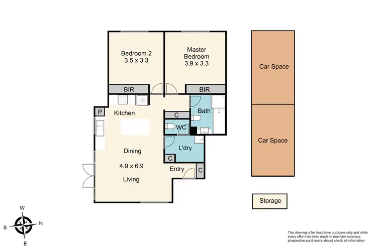 Floorplan of Homely apartment listing, 6/8-10 Browns Road, Clayton VIC 3168