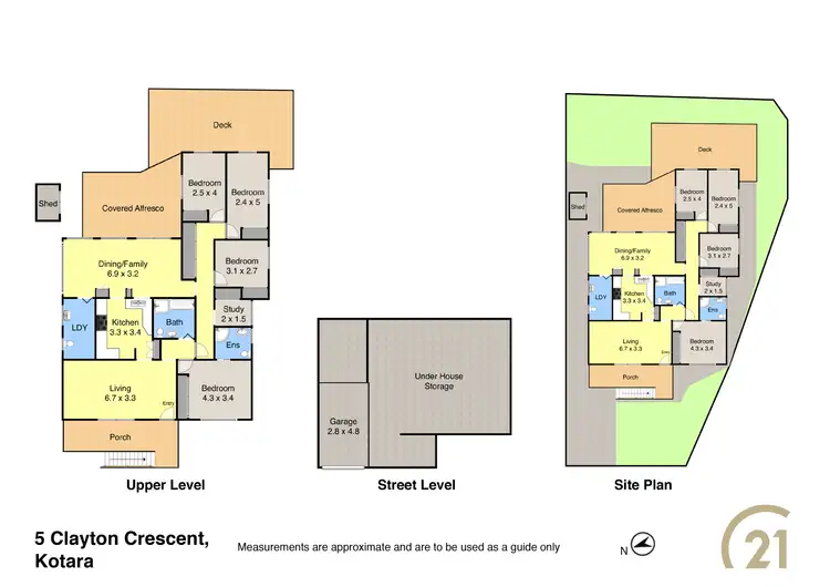 Floorplan of Homely house listing, 5 Clayton Crescent, Kotara NSW 2289
