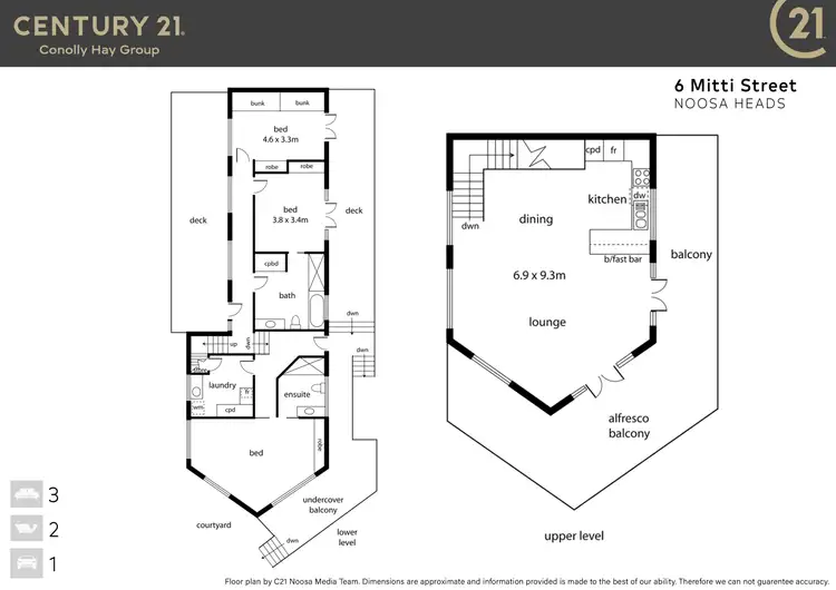 Floorplan of Homely house listing, 6 Mitti Street, Noosa Heads QLD 4567