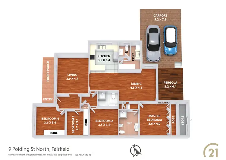 Floorplan of Homely house listing, 9 Polding Street North (Corner Ace Ave), Fairfield NSW 2165
