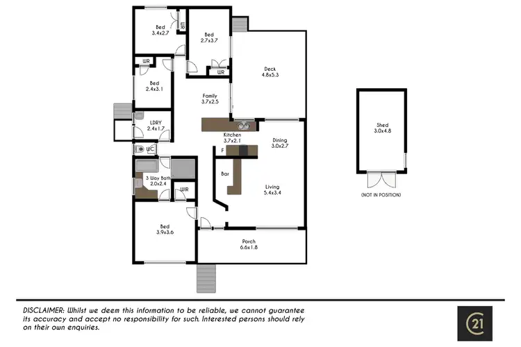 Floorplan of Homely house listing, 54 Gladstone Parade, Riverstone NSW 2765
