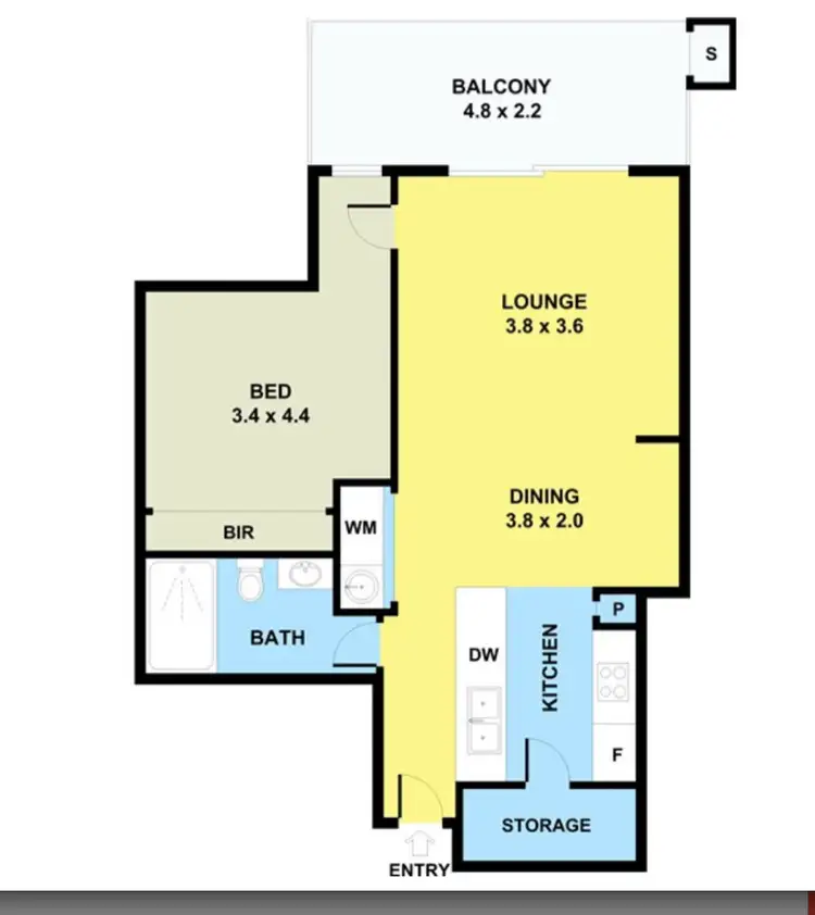Floorplan of Homely apartment listing, 4/337 Beamish Street, Campsie NSW 2194