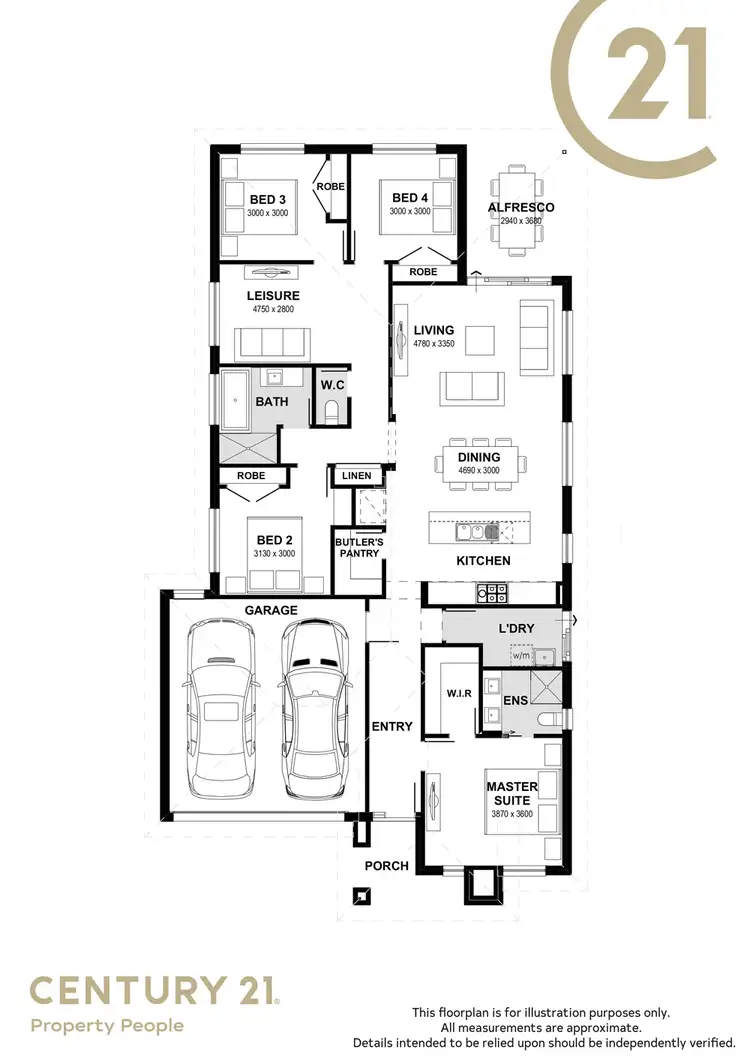 Floorplan of Homely house listing, 21 Byron Street, Mount Barker SA 5251
