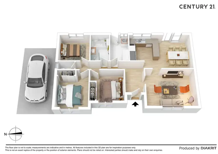 Floorplan of Homely house listing, 25 Jacana Avenue, Moama NSW 2731