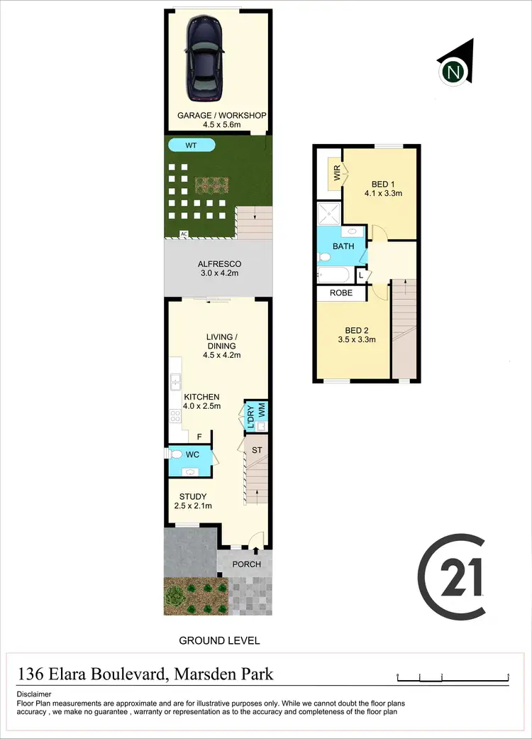 Floorplan of Homely house listing, 136 Elara Boulevard, Marsden Park NSW 2765