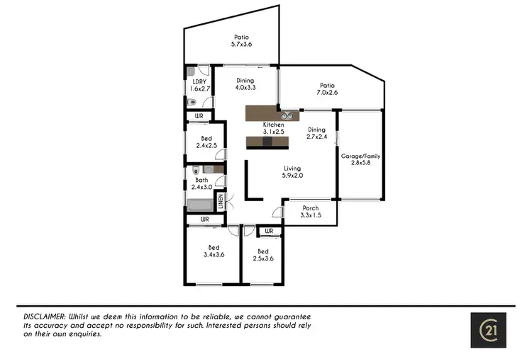 Floorplan of Homely villa listing, 3/30 Devenish Street, Greenfield Park NSW 2176
