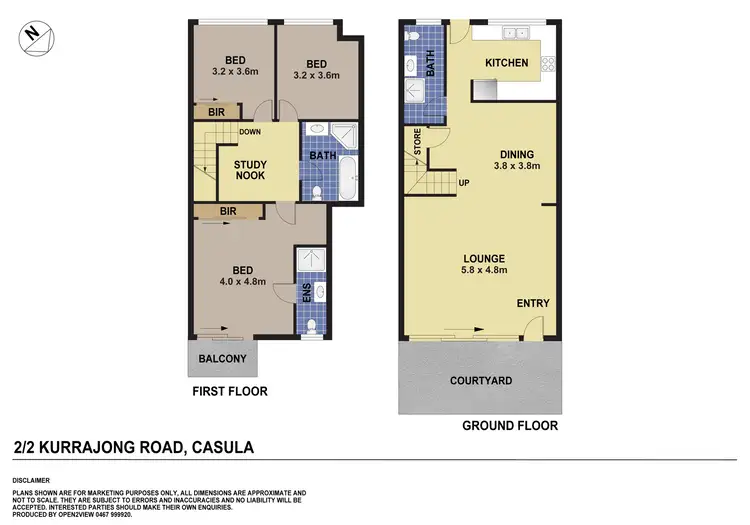 Floorplan of Homely apartment listing, 2/2 Kurrajong Road,, Casula NSW 2170