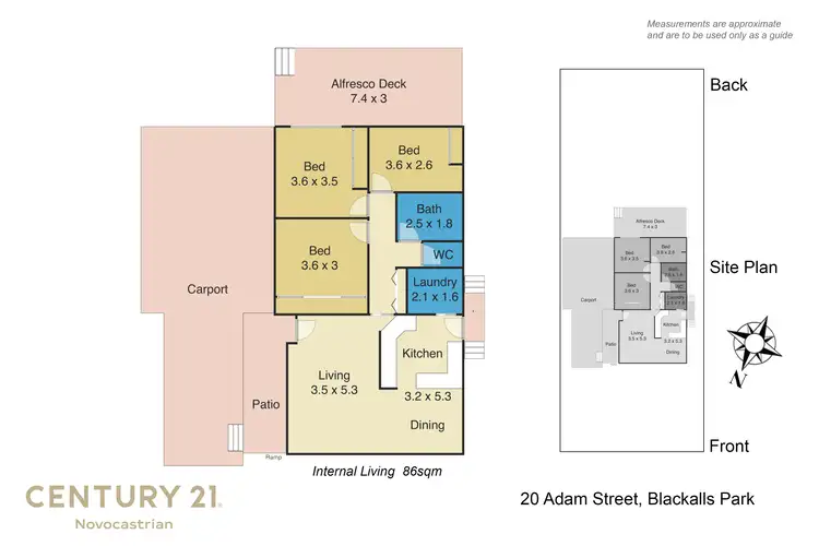 Floorplan of Homely house listing, 20 Adam Street, Blackalls Park NSW 2283