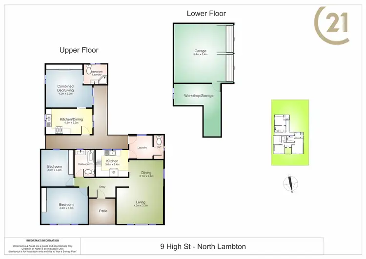 Floorplan of Homely house listing, 9 High Street, North Lambton NSW 2299