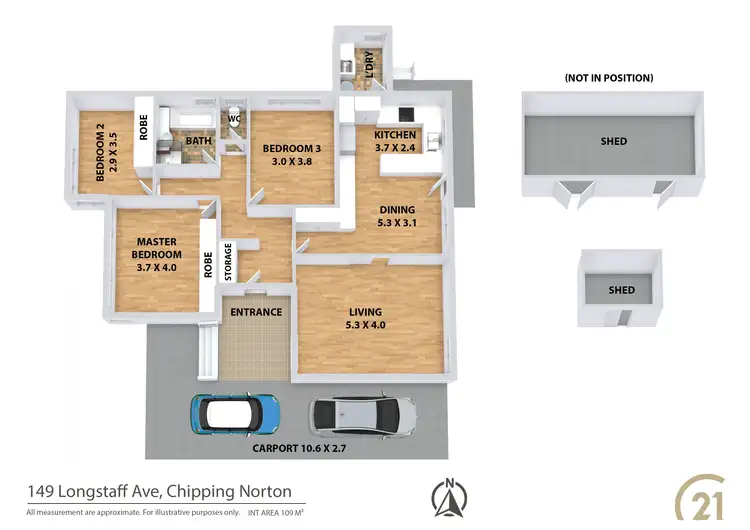 Floorplan of Homely house listing, 149 Longstaff Avenue, Chipping Norton NSW 2170