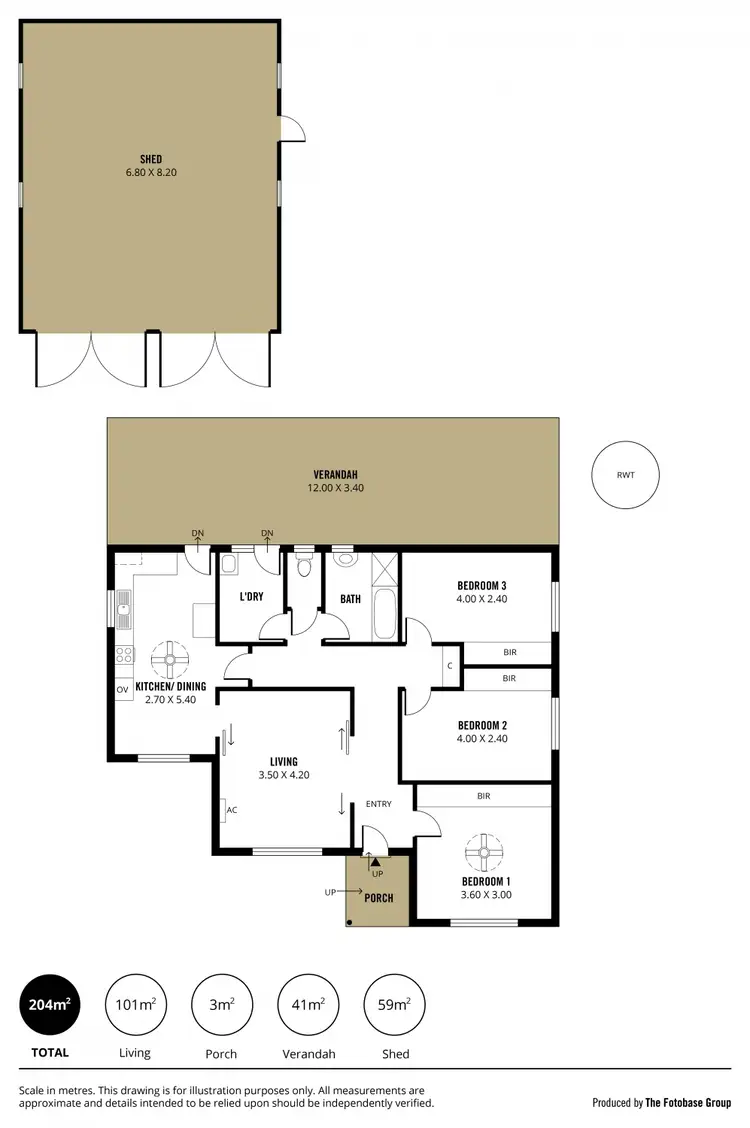 Floorplan of Homely house listing, 4 Clive Street, Morphett Vale SA 5162
