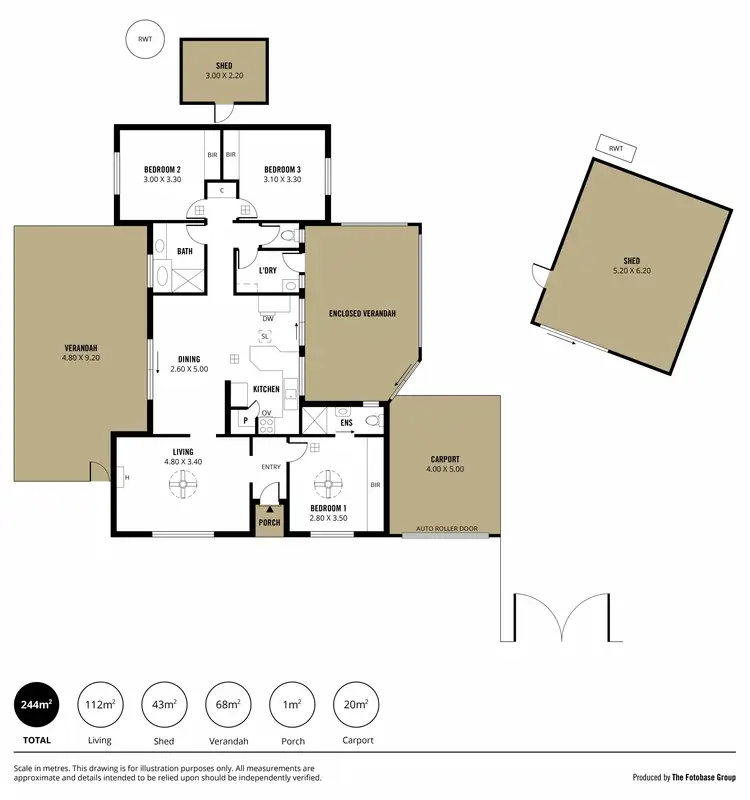 Floorplan of Homely house listing, 24 Macdonald Road, Christie Downs SA 5164