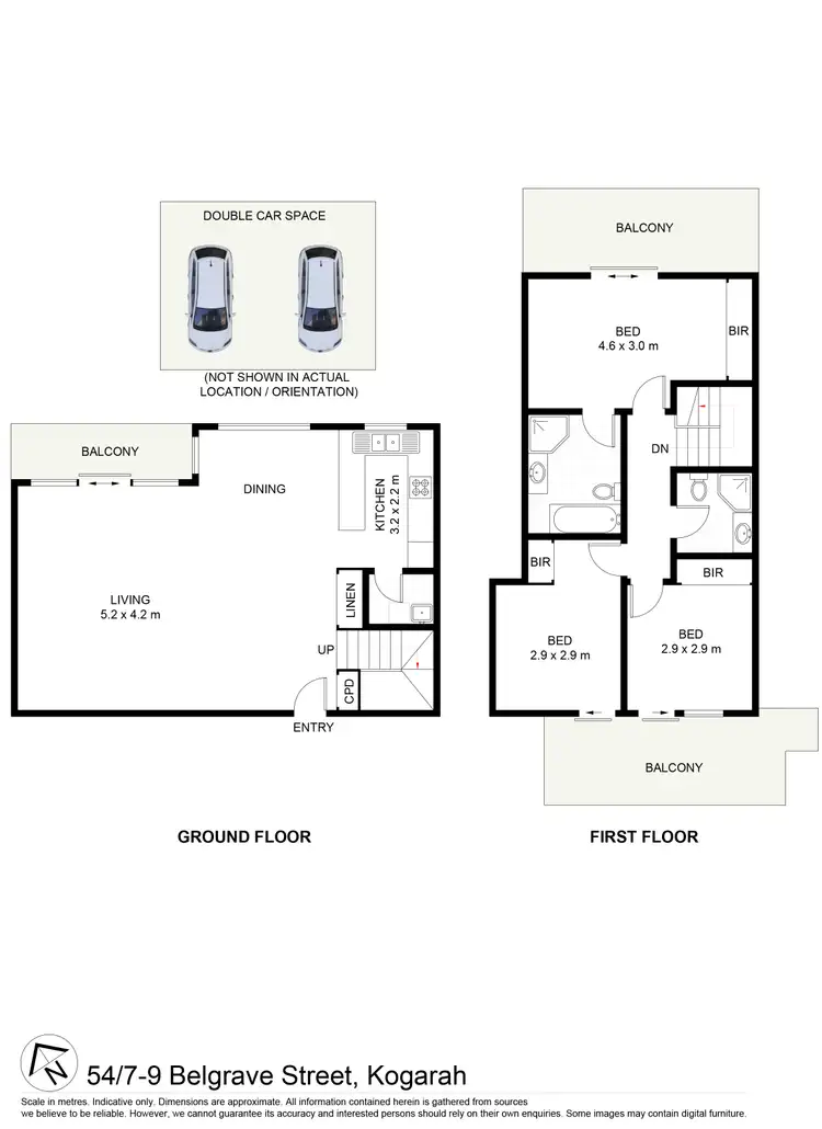 Floorplan of Homely apartment listing, 54/7-9 Belgrave Street, Kogarah NSW 2217