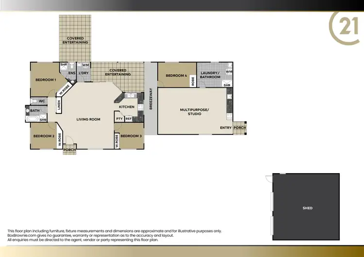Floorplan of Homely house listing, 256 Ilkley Road, Ilkley QLD 4554