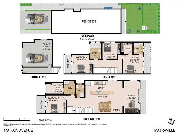 Floorplan of Homely house listing, 14A Kain Avenue, Matraville NSW 2036