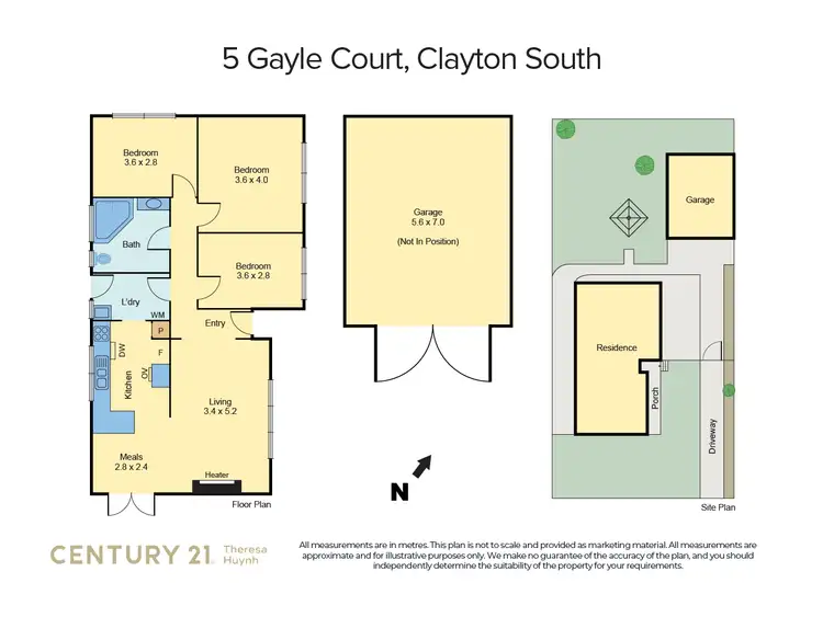 Floorplan of Homely house listing, 5 Gayle Court, Clayton South VIC 3169