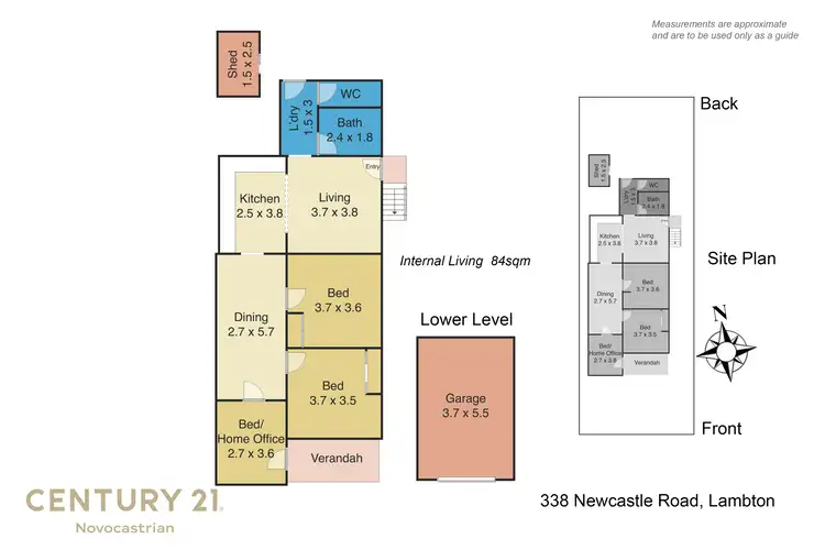 Floorplan of Homely house listing, 338 Newcastle Road, North Lambton NSW 2299