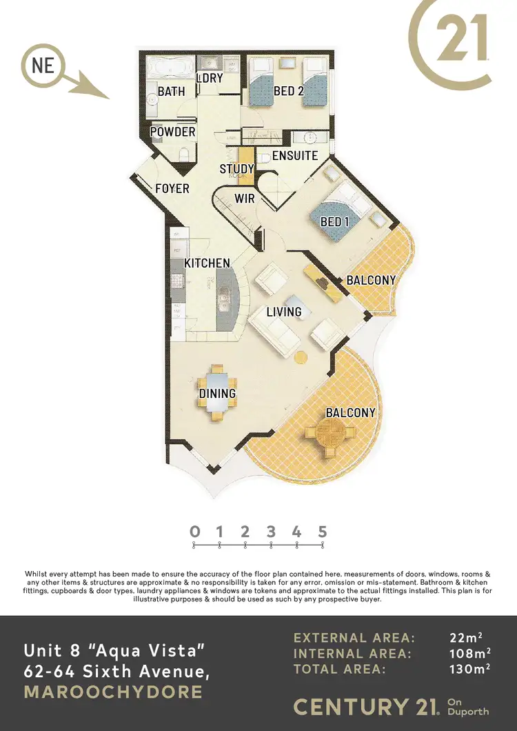 Floorplan of Homely unit listing, 8/62-66 Sixth Avenue, Maroochydore QLD 4558