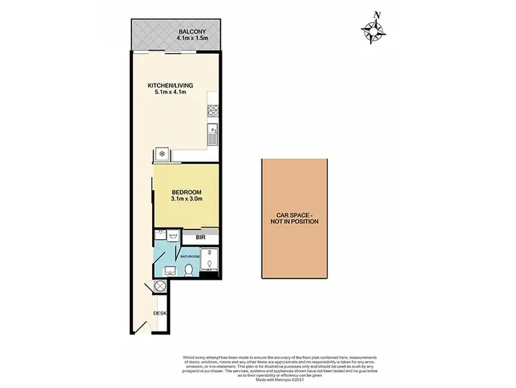 Floorplan of Homely apartment listing, 410/80 Cheltenham Road Service Road, Dandenong VIC 3175