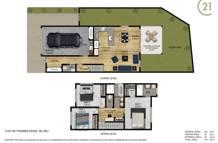 Floorplan of Homely townhouse listing, 11/47-55 Thomas Road, Bli Bli QLD 4560