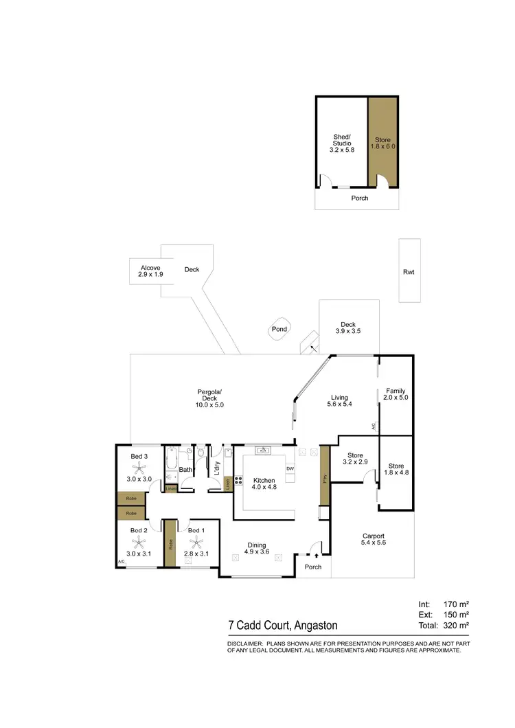 Floorplan of Homely house listing, 1A Cadd Court, Angaston SA 5353