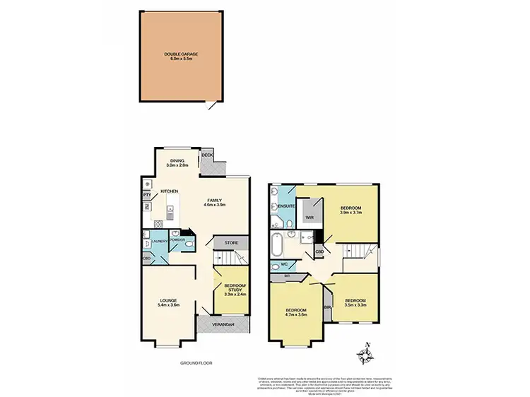 Floorplan of Homely house listing, 6 Figtree Walk, Lyndhurst VIC 3975