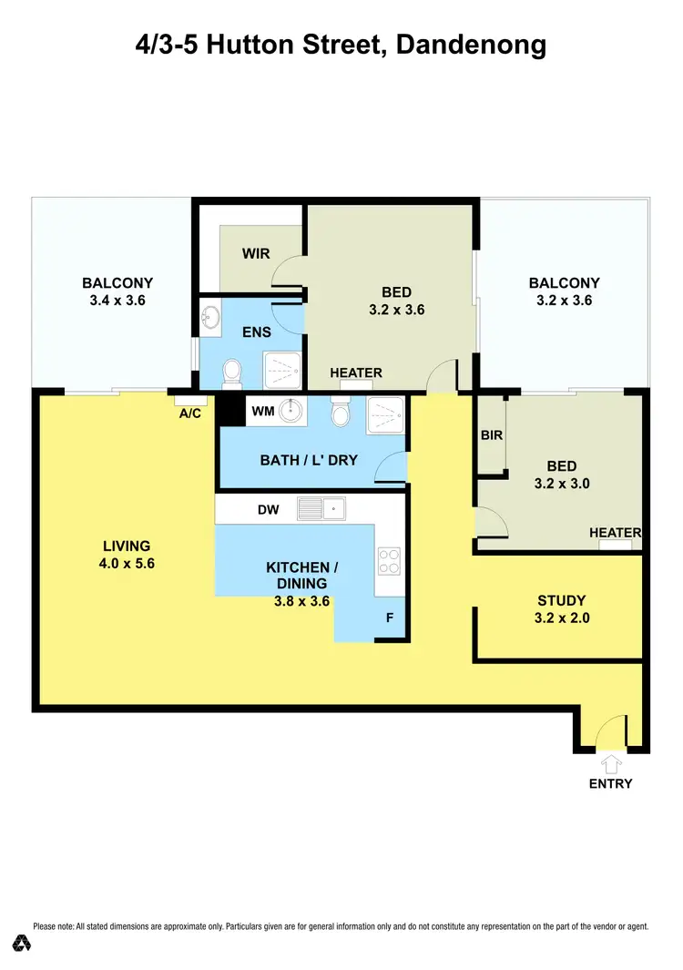 Floorplan of Homely unit listing, 4/3-5 Hutton Street, Dandenong VIC 3175