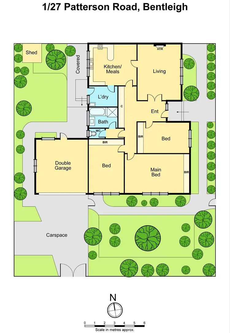 Floorplan of Homely unit listing, 1/27 Patterson Road, Bentleigh VIC 3204