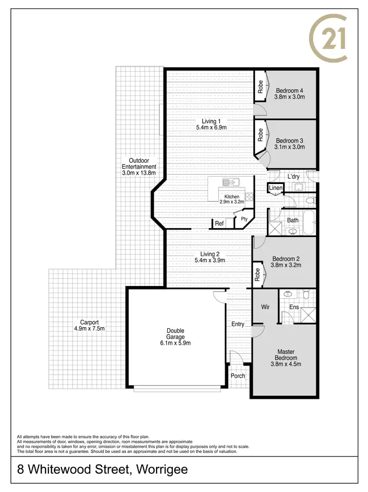 Floorplan of Homely house listing, 8 Whitewood Street, Worrigee NSW 2540